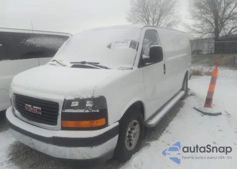 2018 GMC Savana 2500 Work Van z USA, uszkodzony, nr VIN 1GTW7AFG6J1902874